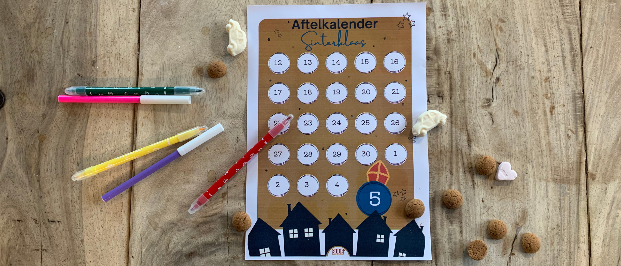 Aftelkalender voor Sinterklaas