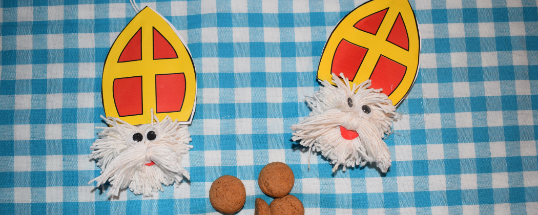 Super Sinterklaas broche knutselen SA-82