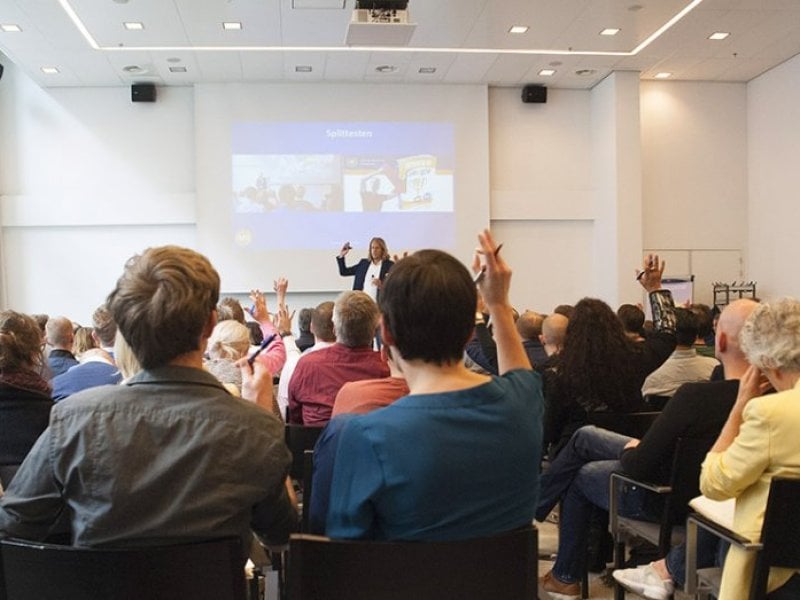 social media training gegeven op de hogeschool van Rotterdam