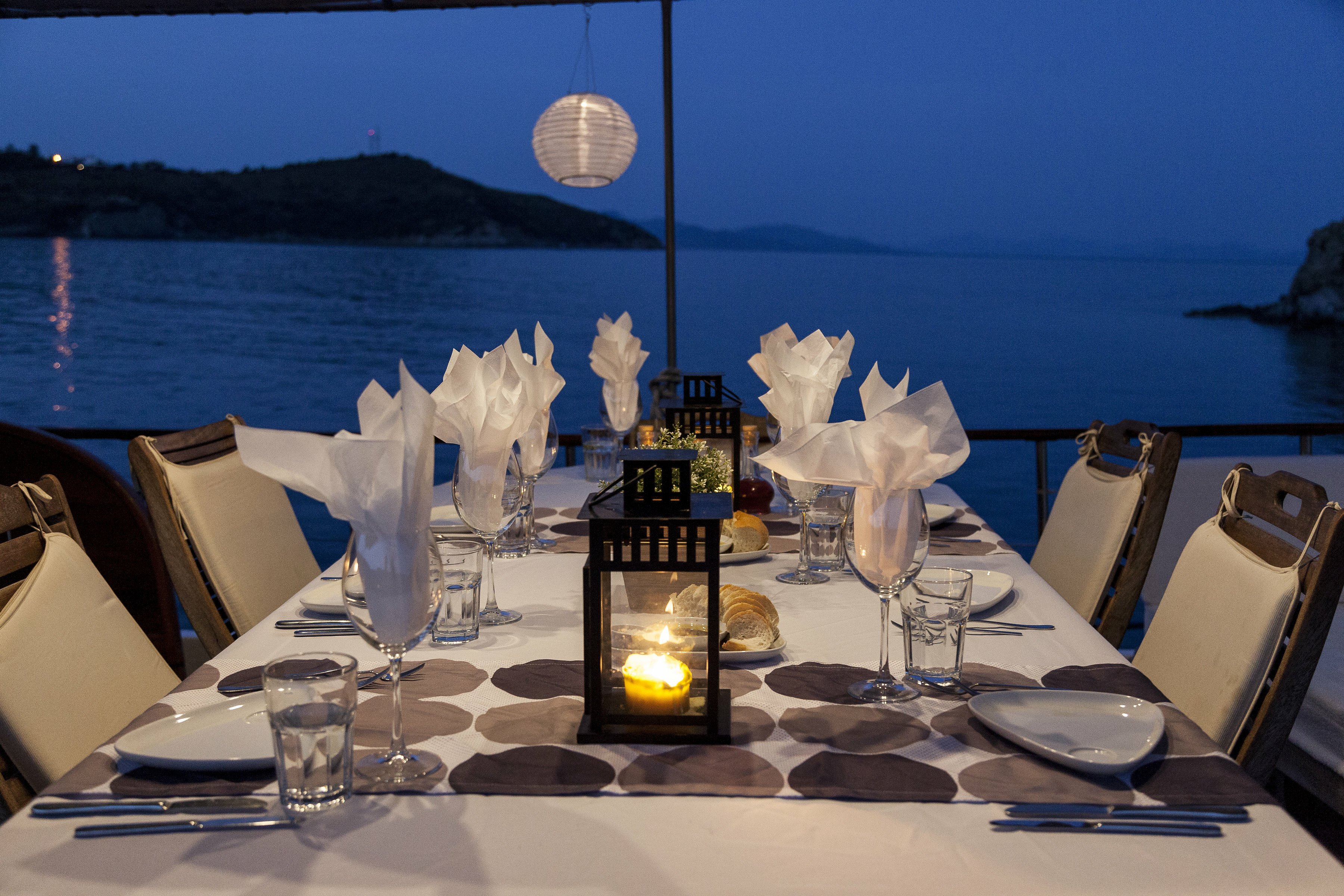 SWS Sailing gulet achterdek Sila