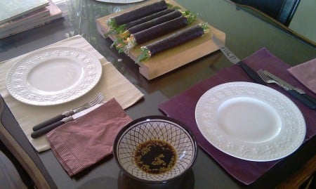 Raw Sushi Table Set