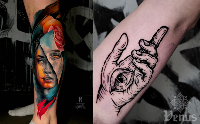 Hannon tattoos Izegem kleur en realisme tattoos