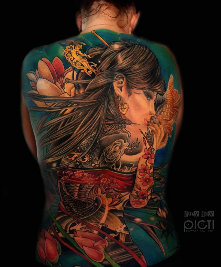japanse neo traditional tattoo
