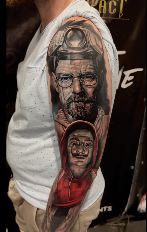 sleeve tattoo door kenny hannon