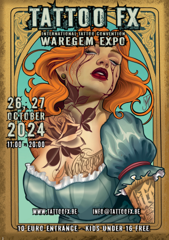 tattoo fx conventie waregem poster