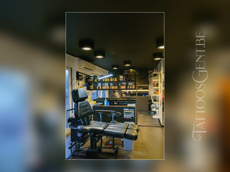 interrieur tattoosshop de shop in gent