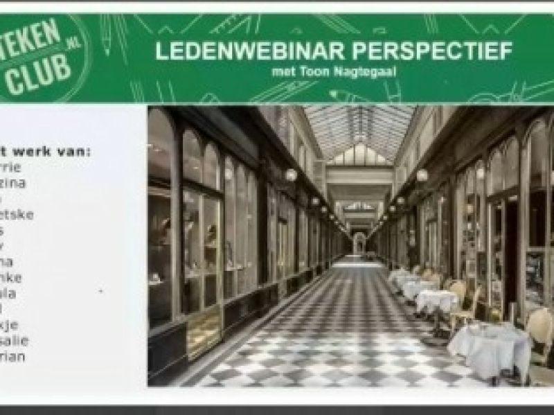 Masterclass perspectief met Toon Nagtegaal