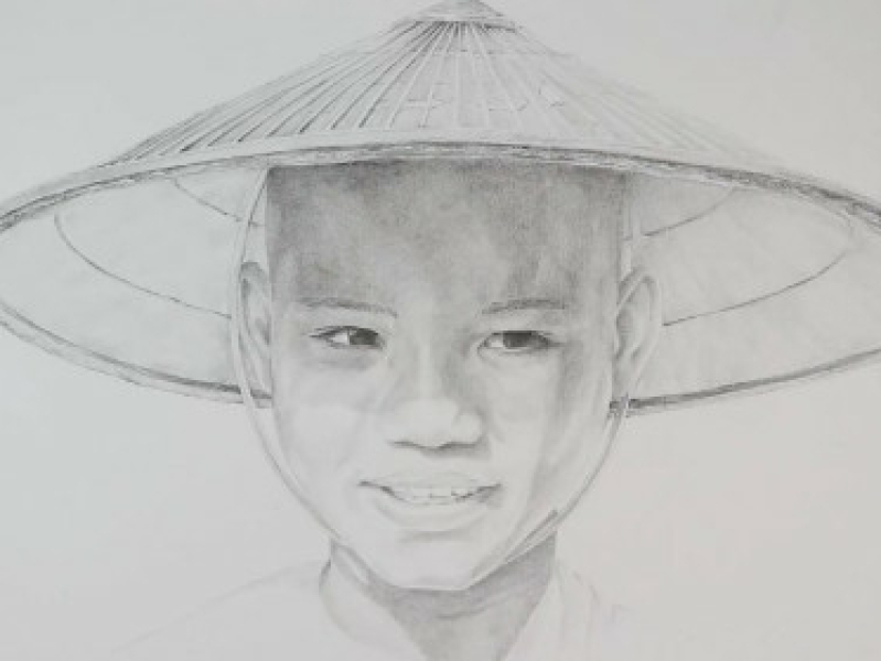 Kleine monnik Myanmar Linty de Bruijn