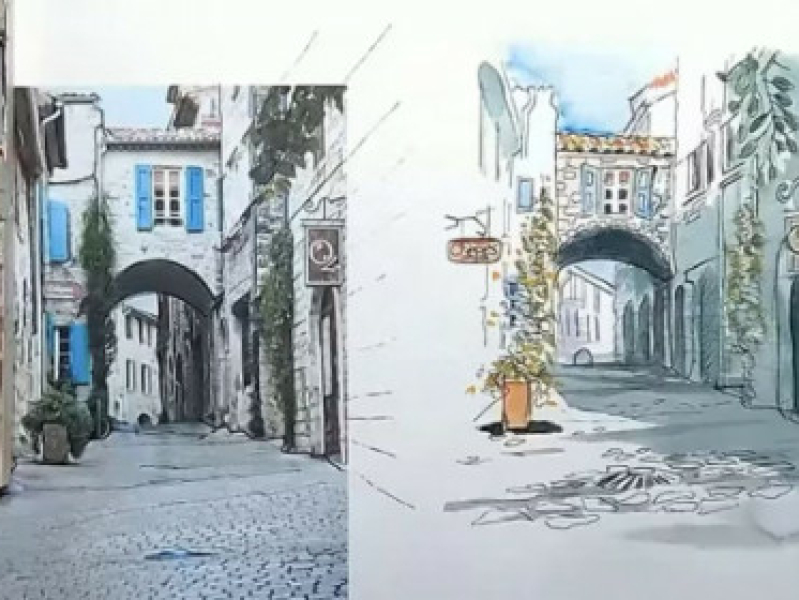 Urban sketching met Lineke Lijn