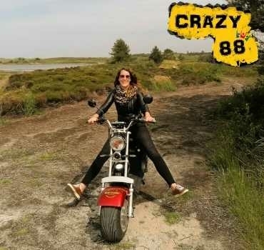 Crazy 88 eilandspel op Texel met de e-chopper