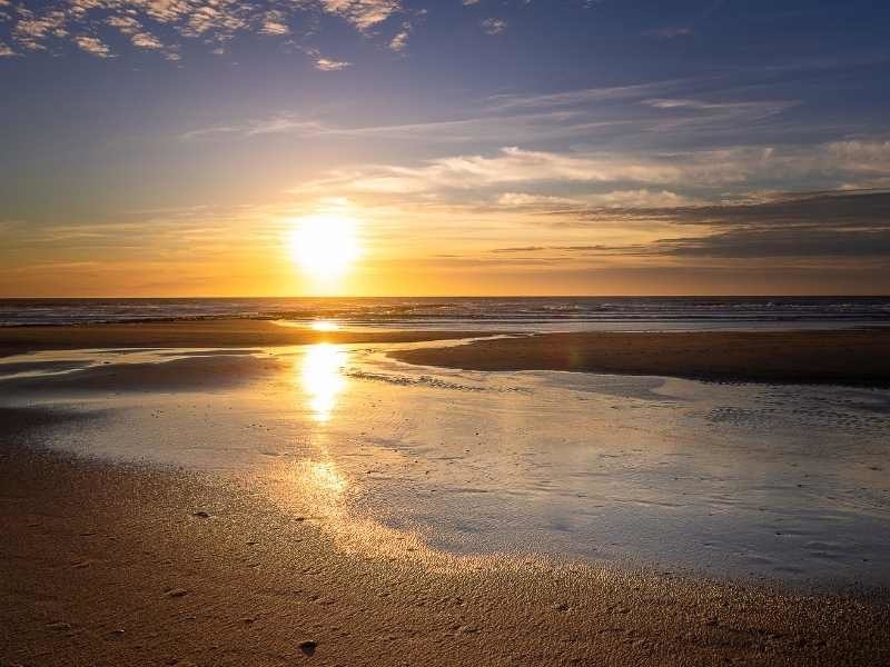 winterzonnetje op texel
