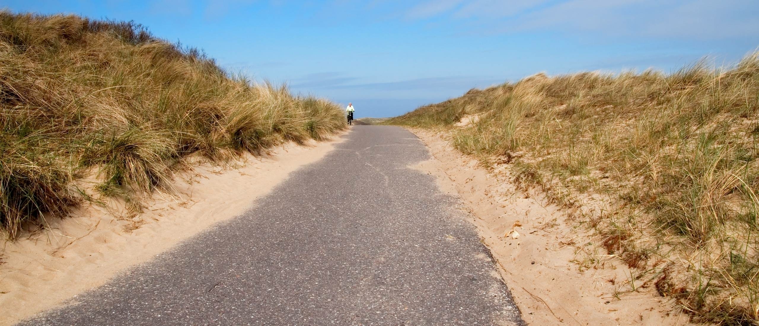 Fietsroutes door de Texelse duinen