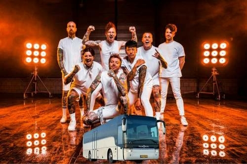 Pendelbus naar The Dirty Daddies op Texel – touringcar vervoer voor bezoekers van het concert