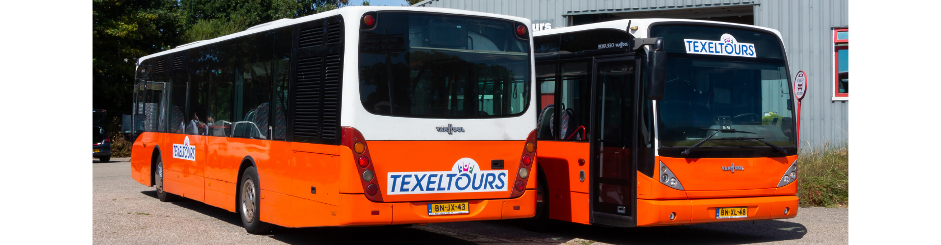 bussen voor busvervoer texel