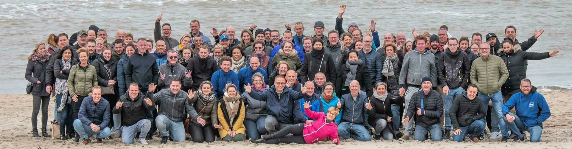 Groepsuitje op Texel met Texeltours – Strandfoto