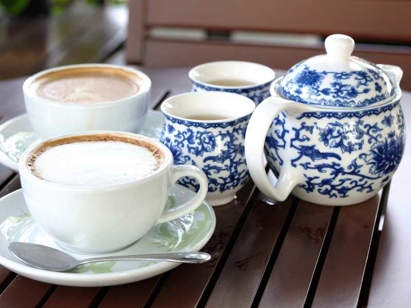 Koffie en thee tijdens een gezellige stop op Texel