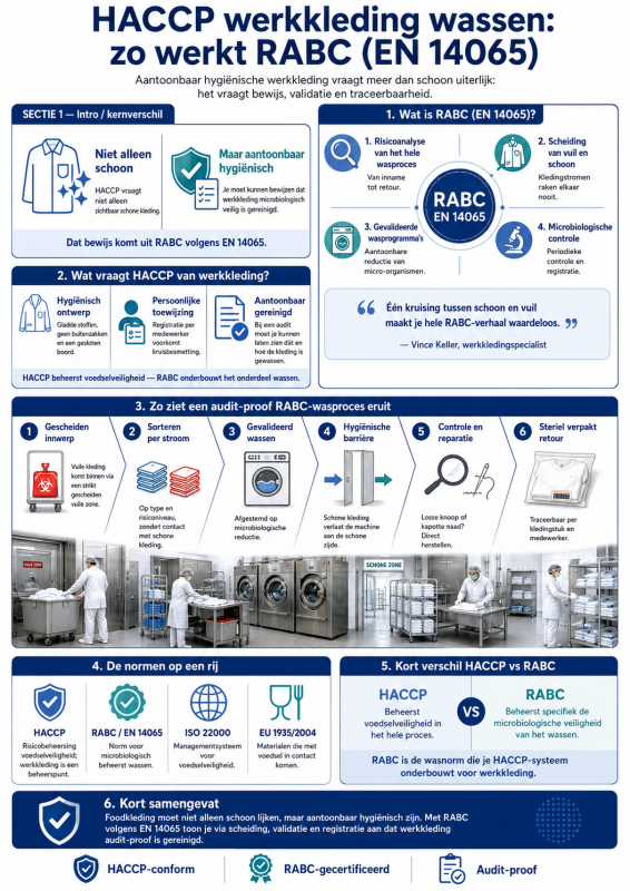 infographic HACCP werkleding wassen