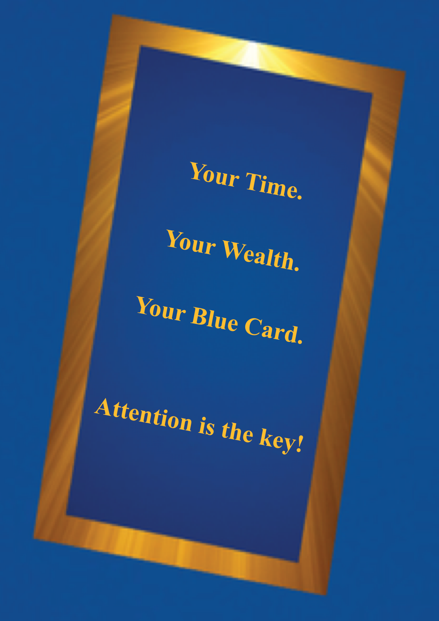 The Blue Card | Normand Jones | The Blue Wealth