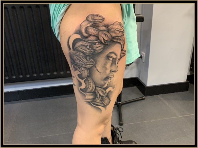 medusa tattoo realisme