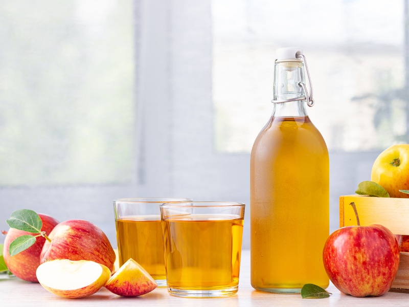 Apple cider vinegar and honey