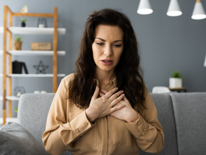 Chronic stress can cause chest pain