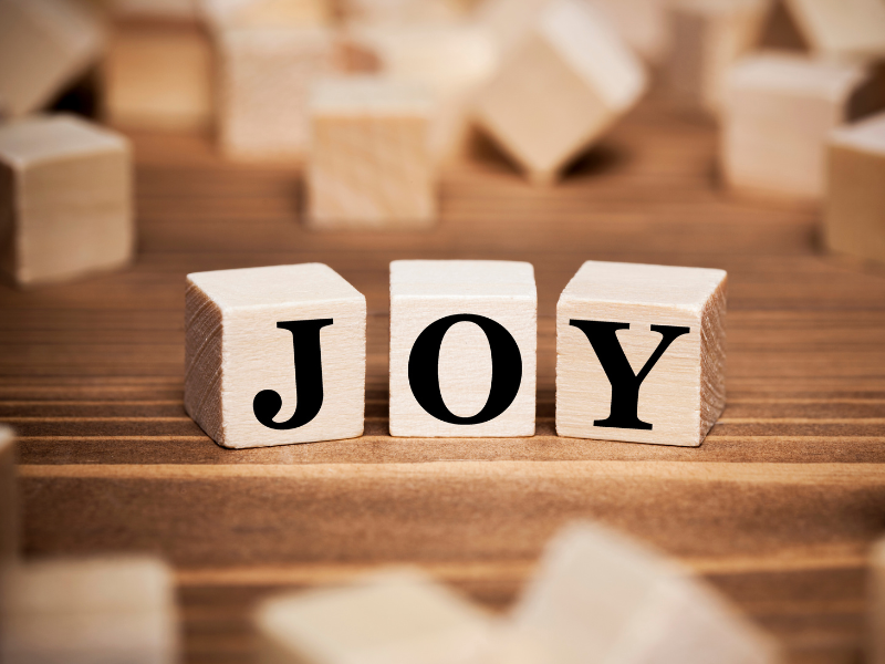 Happiness is cultivating feelings of joy