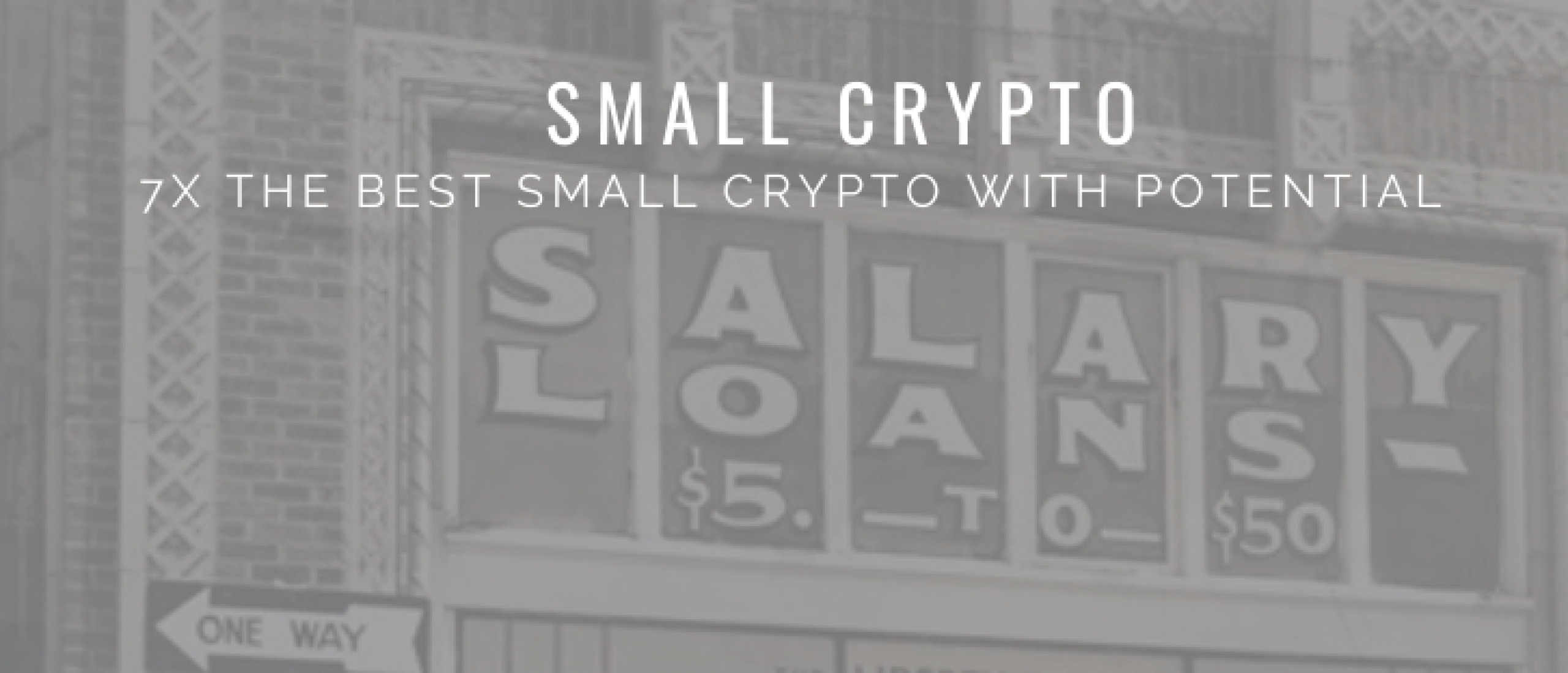 7x Best Small Crypto For Long-Term Investors