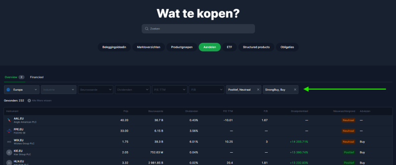 aandelen-filters-f24