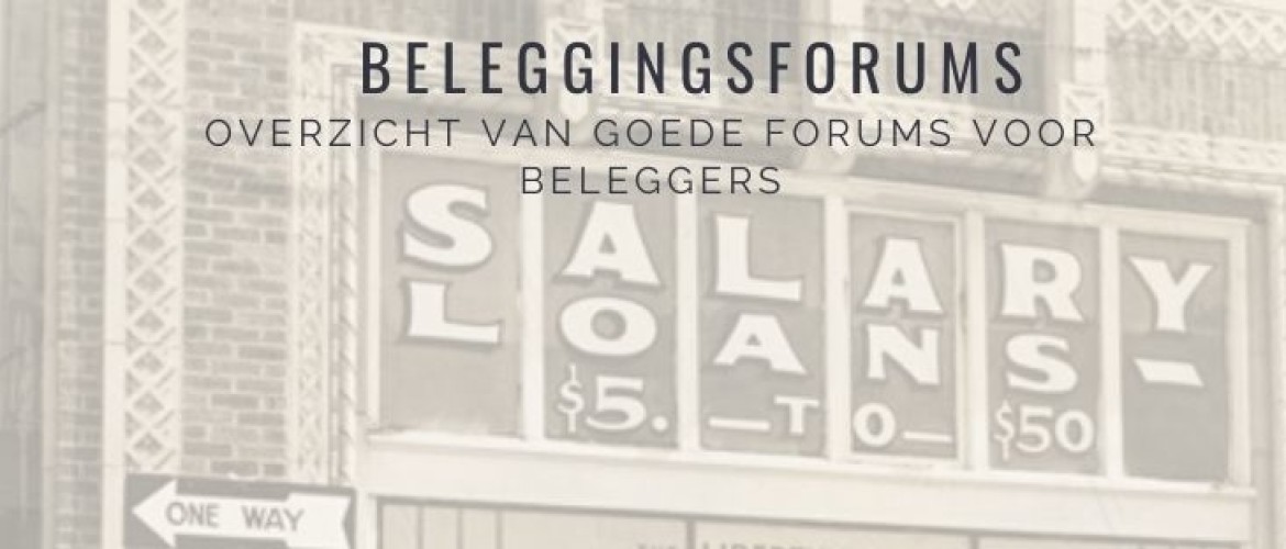 Beleggen Forums: dit zijn de meest actieve forums over beleggen