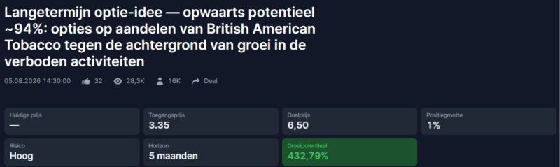optie-aandeel-tobacco optie-aandeel-tobacco
