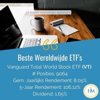 5x Beste Wereldwijde ETF’s Aandelen, Dividend, Groei & Vastgoed