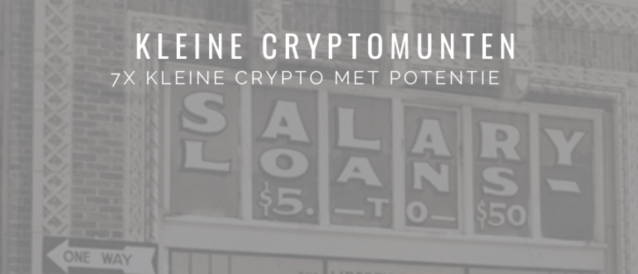 7x Beste Kleine Crypto voor Lange Termijn Beleggen