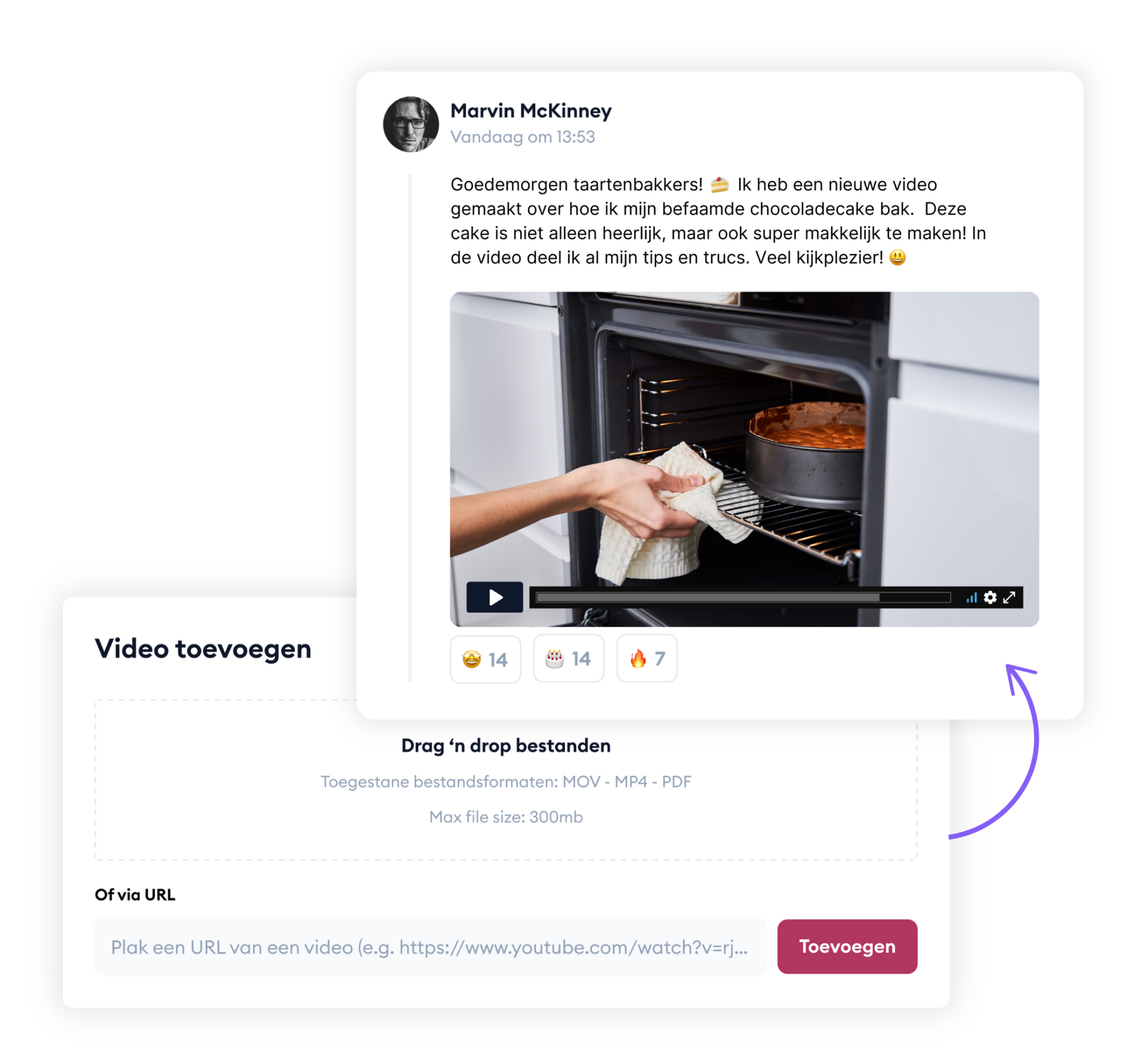 Video upload in community Video upload in community