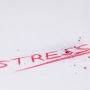 Potlood, rood, stress