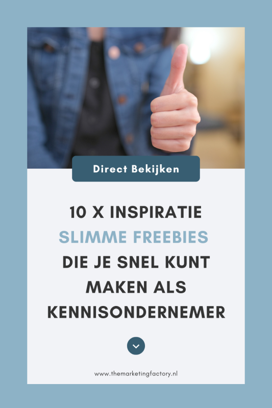 Ontdek 10 voorbeelden van slimme freebies voor kennisondernemers. Om de juiste klanten aan te trekken en je emaillijst op te bouwen. En die je snel met AI of ChatGPT maakt.