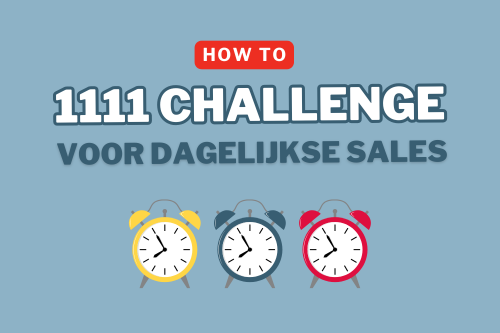 1111 challenge voor dagelijks verkopen