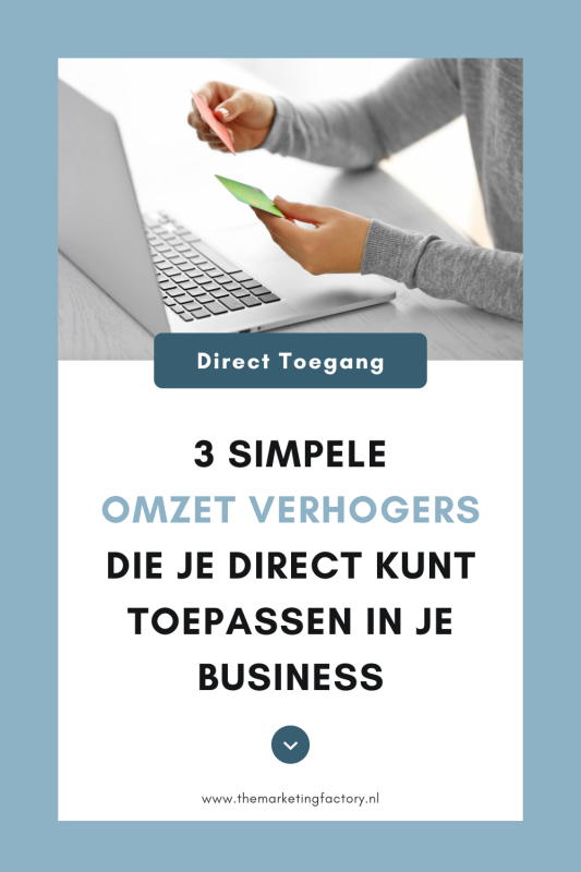 Als ondernemer wil je graag méér omzet. Maar liever niet door nóg harder te werken. Goed nieuws. Er zijn slimme manieren om meer te verdienen met wat je al hebt. Dit zijn 3 simpele omzetverhogers die je vandaag al kunt toepassen