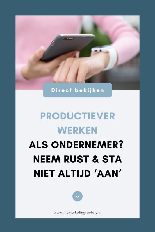 Voel jij je als ondernemer altijd ‘aan’? Zo kun jij je hoe je mentale rust terugvinden, productiever werken en ruimte maken in je hoofd én agenda.