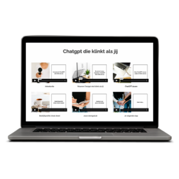 Chatgpt training die klint als jij