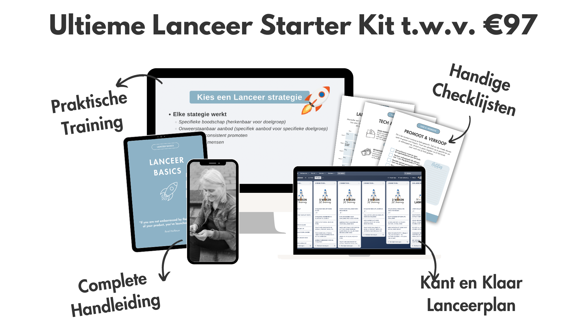 De complete lanceer Starter Kit