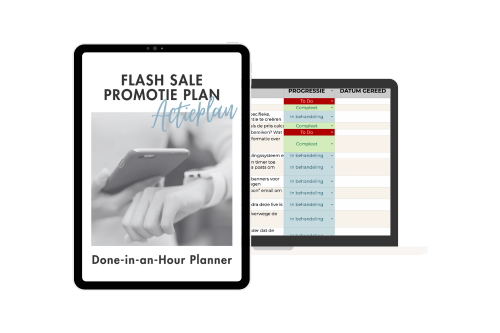 flash sale promotieplan