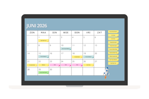 gratis digital lanceer planner