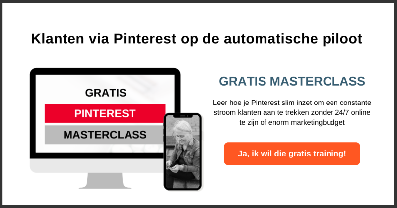 Gratis online Pinterest training