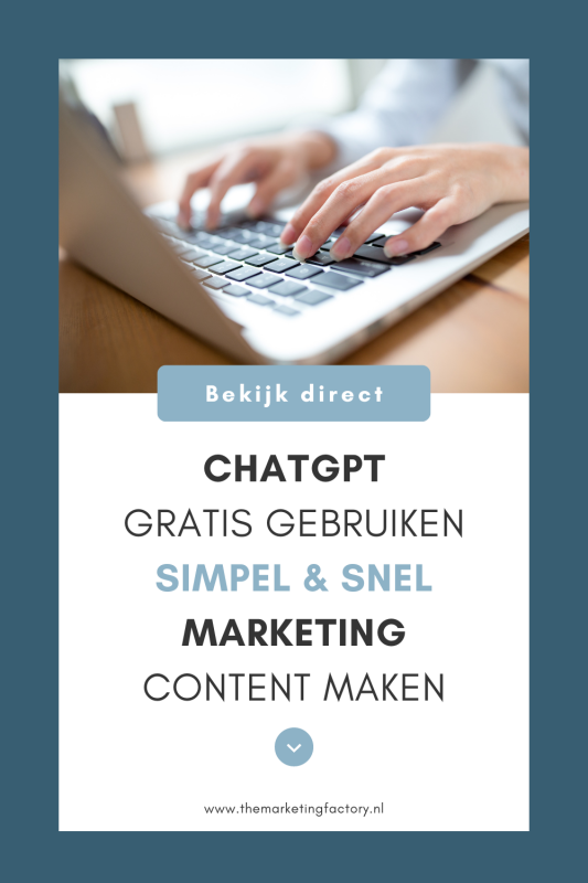 Hoe ChatGPT gratis gebruiken om snel marketing content maken voor je website, social media, funnels of online trainingen? Dat is exact wat je hier ontdekt.