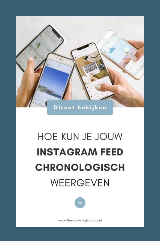 Je kunt jouw Instagram feed weer chronologisch zetten en zelf bepalen hoe je jouw feed ziet. Benieuwd hoe je dat doet? Hoe Instagram chronologisch zetten? En heeft dit invloed op de content die jij deelt?