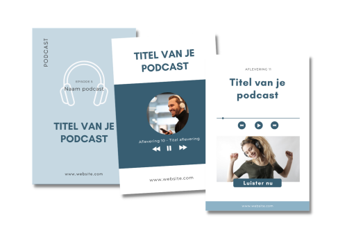 podcast promotie pin