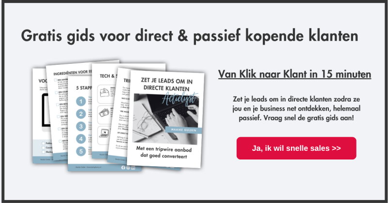 gratis tripwire gids voor direct en passief kopende klanten
