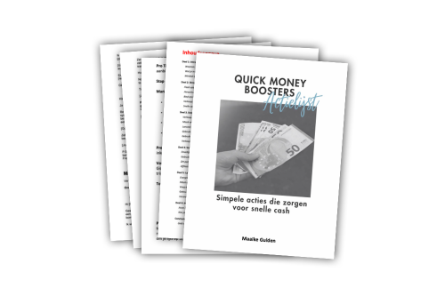 Quick Money Boosters Actielijst