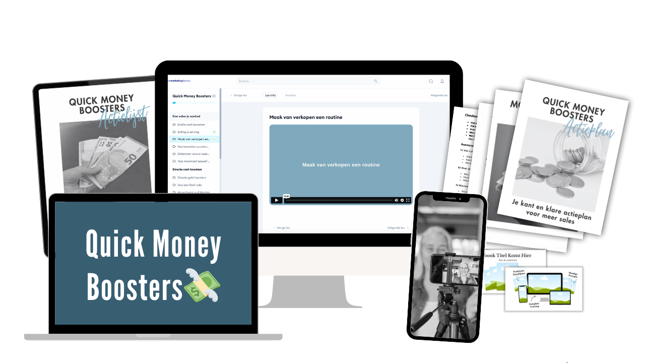 Snel geld verdienen met deze quick money boosters