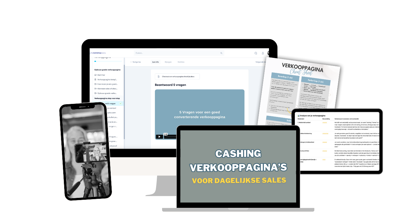 Training Cashing Verkoopppagina. Training Cashing Verkoopppagina.